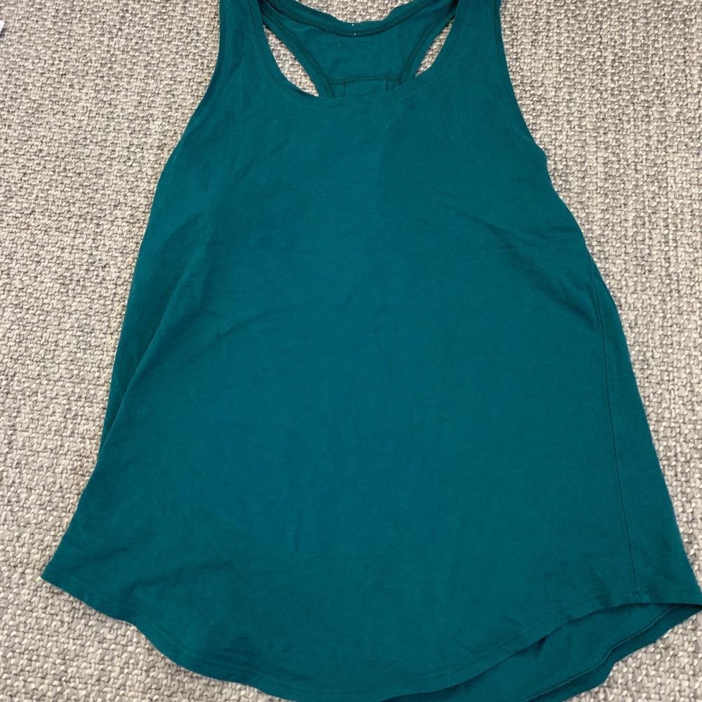 Lululemon sea green workout tank